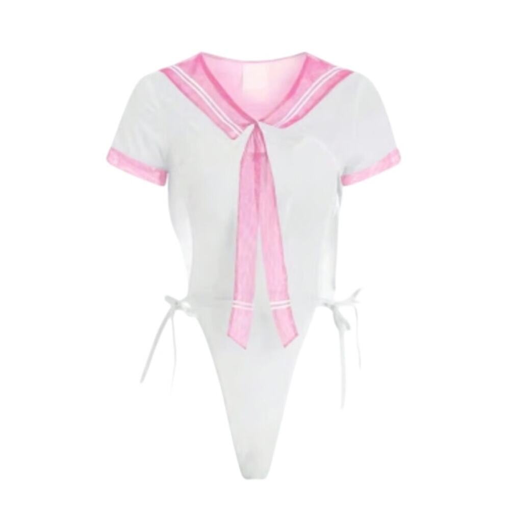 Seductive Lingerie Set With Side Split Tied Straps, Size L​